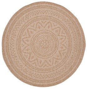 Στρογγυλό Χαλί Καλοκαιρινό (Φ240) Royal Carpet Avanos 8871 White