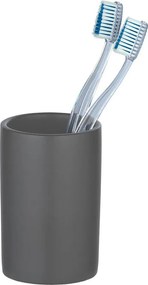 Ποτηροθήκη Μπάνιου (Φ7x11) Wenko Polaris Matt Grey 24016100