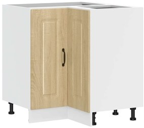 vidaXL Γωνιακό ντουλάπι βάσης κουζίνας Kalmar Sonoma Δρυς Επεξ. Ξύλο