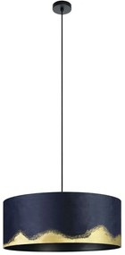 Φωτιστικό Οροφής Casuarita 39974 Φ53x150cm 1xE27 40W Blue-Gold Eglo Paper,Metal