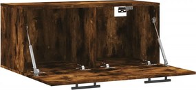 vidaXL Ντουλάπι Τοίχου Καπνιστή Δρυς 80x36,5x35 εκ. Επεξεργασμένο Ξύλο