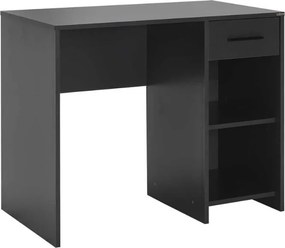 Γραφείο εργασίας Concept Megapap χρώμα ανθρακί 90x52x75εκ.