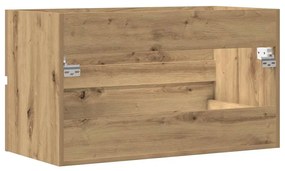 vidaXL Ντουλάπι Μπάνιου Κρεμαστό Παλ. Ξύλο 80x38,5x45 εκ. από Επ. Ξύλο