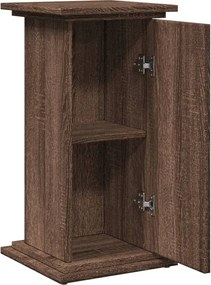 vidaXL Βάση Οθόνης με Αποθ. Καφέ Δρυς 31x30x60 εκ. Επεξεργασμένο Ξύλο