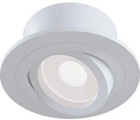 Χωνευτό σποτ οροφής Maytoni Atom round-Λευκό