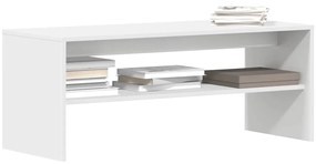 vidaXL Έπιπλο Τηλεόρασης Λευκό 100 x 40 x 40 εκ. από Μοριοσανίδα
