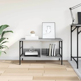 vidaXL Ράφι Βιβλίων 2 επιπέδων 82 x 32 x 47 εκ. Επεξεργασμένο Ξύλο