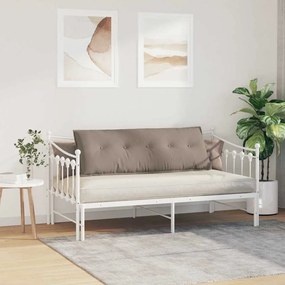 vidaXL Μαξιλάρι Πλάτης Taupe 140 x 50 cm Ύφασμα Μικροΐνας