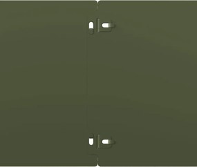 vidaXL Περίγραμμα γκαζόν 10 τμχ. 20 x 103 cm Κρύα έλαση από χάλυβα