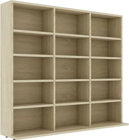 vidaXL Έπιπλο για CD Χρώμα Sonoma Δρυς 100x23x89,5 εκ. από Επεξ. Ξύλο