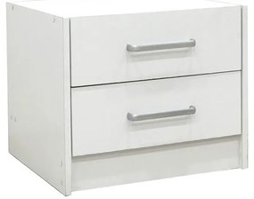 Σετ Κρεβατοκάμαρας Olympus White με Κρεβάτι 140x200εκ Σετ 4τεμ 147.7x221x84 εκ.