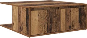 vidaXL Τραπεζάκι σαλονιού Παλιό ξύλο 80 x 80 x 31 cm
