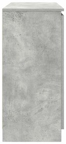vidaXL Συρταριέρα με Συρτάρια Γκρι Σκυρ. 100,5x35x76 εκ. Επεξ. Ξύλο