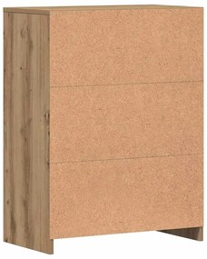 vidaXL Ντουλάπι Μπάνιου Αρτισιανή Δρυς 60x33x80 εκ. Επεξ. Ξύλο