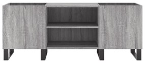 vidaXL Δισκοθήκη Γκρι Sonoma 121 x 38 x 48 εκ. από Επεξεργασμένο Ξύλο