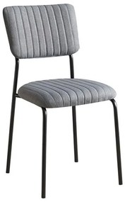 Καρέκλα Τραπεζαρίας Α10 Fylliana Γκρί 53x43x84 εκ. 4αδα 53x43x84 εκ.