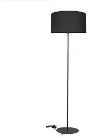 Επιδαπέδιο Φωτιστικό Αμπαζούρ HFLB FLOOR LAMP Heronia 14-0196 Μαύρο