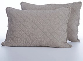 Ζεύγος Μαξιλαροθήκες Καπιτονέ (52x72) Nef-Nef Homeware Serenity Bruno Linen