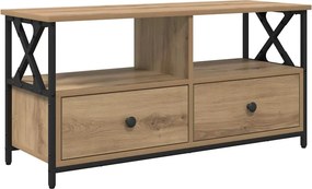 vidaXL Ντουλάπι TV 90 x 33 x 45 εκ Artisan Oak