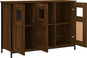 vidaXL Ραφιέρα Καφέ Δρυς 100x35x70 εκ. από Επεξεργασμένο Ξύλο