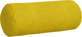 vidaXL Μαξιλάρια Στήριγμα 2 pcs Κίτρινο Ø 15 x 40 εκ