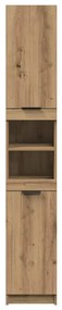 vidaXL Ντουλάπι μπάνιου Artisan Oak 32x34x188,5 cm Κατασκευασμένο ξύλο