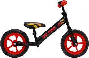 On Fire Loopfiets 12 Inch Junior Black