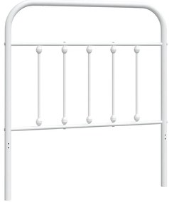 vidaXL Ανταλλακτικό κεφαλάρι Λευκό 90 εκ. Μεταλλικό