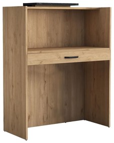 Intrahome Γραφείο reception Zowel Intrahome μελαμίνης φυσικό-ανθρακί 90x40x110εκ | SKU: INTRAPA-293111170
