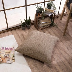 Μαξιλαροθήκη Διακοσμητική Δαπέδου Kingston 02 Beige Teoran 65Χ65 Cotton-Acrylic