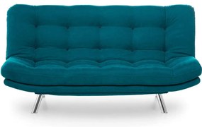 Καναπές - Κρεβάτι Τριθέσιος Misa 859FTN1317 200x105x95cm Petrol Green