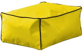 Πουφ Σκαμπό Cube Yellow 70X50
