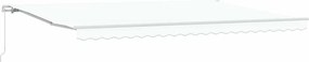 vidaXL Σκηνίτσα Αναδιπλούμενη Λευκό 500 x 350 εκ