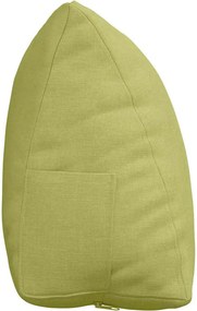 vidaXL Μαξιλάρι Πλάτης Ανοιχτό Πράσινο 45 x 35 x 20 cm ύφασμα