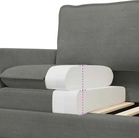 vidaXL Σετ Καναπέ 2 pcs Ανοιχτό γκρι Ύφασμα
