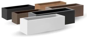 Διακοσμητική Γλάστρα Jara 100x40 New Garden-JDNJR140KXNW-Μαύρο JDNJR140KXNW