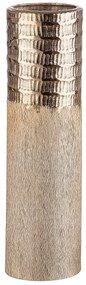 Βάζο ArteLibre Αντικέ Χρυσό Αλουμίνιο 35.5cm