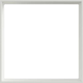 vidaXL Περίγραμμα γκαζόν Λευκό 60 x 60 x 13 εκ Ατσάλι