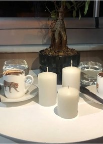 Stewehome Σετ 3 τεμαχίων κυλινδρικά κεριά Λευκό