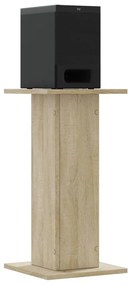 vidaXL Βάσεις Ηχείων 2 Τεμ. Sonoma Δρυς 30x30x60εκ. Επεξεργασμένο Ξύλο