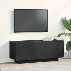 vidaXL Ντουλάπα τηλεόρασης Μαύρη Δρυς 100x35x40 εκ. από Ξύλο