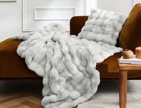 Κουβέρτα Mounty Douceur d'intérieur με εσωτερική επένδυση fleece και διαστάσεις 125x150cm - Grey