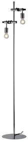 Φωτιστικό Δαπέδου I-Admiral-PT2 Chrome Luce Ambiente Design Metal, Fabric