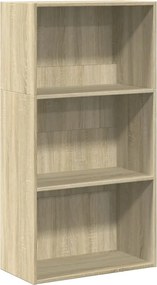 vidaXL Βιβλιοθήκη Sonoma Δρυς 60x30x114 εκ. από Επεξεργασμένο Ξύλο