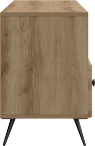 vidaXL Ντουλάπι TV Artisan Δρυς 102 x 34,5 x 50 εκ. Επεξεργασμένο Ξύλο