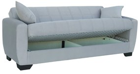 Καναπές Κρεβάτι Τριθέσιος DIEGO 3S Γκρι 213x78x80cm - Ύφασμα - 14210222