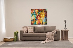 3-Seat Sofa-Bed Aly Arzilla - Brown Brown