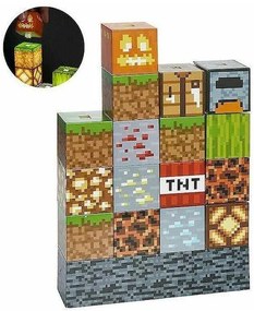 Φωτιστικό με 16 Φωτιζόμενα ABS Block (3.0x3.0x3.0)cm Building Block Lighting 16 Illuminated Blocks
