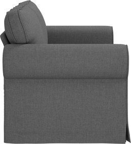 vidaXL Καναπές Σκούρο Γκρι