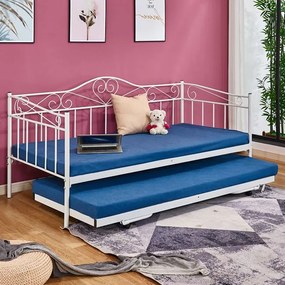 Intrahome ΚΑΝΑΠΕΣ ΚΡΕΒΑΤΙ MCASABLANCACASABLANCAMIENSO 190Χ90 ΛΕΥΚΟΣ+ΕΠΕΚΤ/ΜΕΝΟ ΒΟΗΘΗΤΙΚΟ ΚΡΕΒΑΤΙ 85Χ185 .02 intraho-1610645
